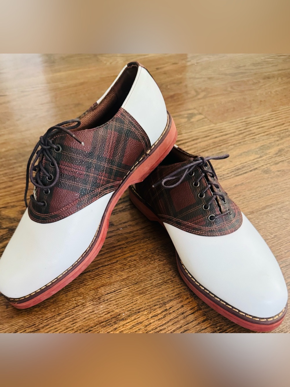 NWOB Polo Ralph Lauren Orval Saddle Golf Men’s Golf Shoes Size 9D